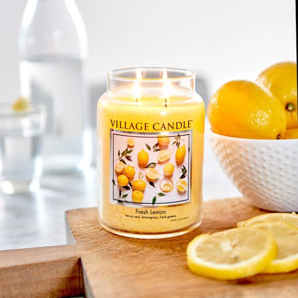 Village candle - Fresh Lemon 602g - Image 3